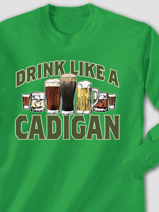 Drink Like A : Printed Long Sleeves