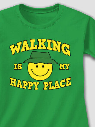 Happy Place : Adult Ladies Fitted T-Shirt
