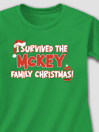 I Survived Christmas : Printed T-Shirts