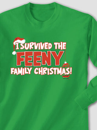 I Survived Christmas : Printed Long Sleeves