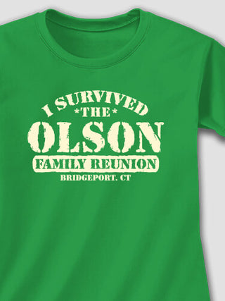 I Survived Reunion : Printed T-Shirts