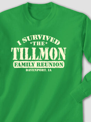 I Survived Reunion : Printed Long Sleeves