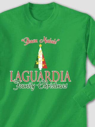 Italian Family Christmas : Printed Long Sleeves