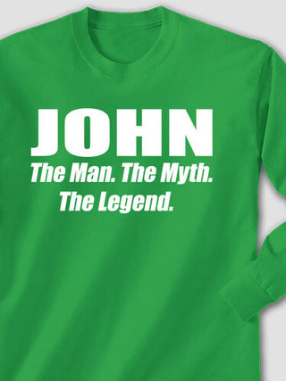 Man Myth Legend : Printed Long Sleeves