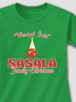 Polish Family Christmas : Adult Ladies Fitted T-Shirt