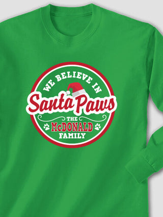 Santa Paws : Printed Long Sleeves