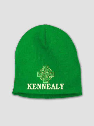 Celtic Stone Cross : Embroidered Beanies