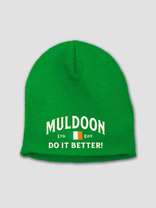 Irish Do It Better : Embroidered Beanies