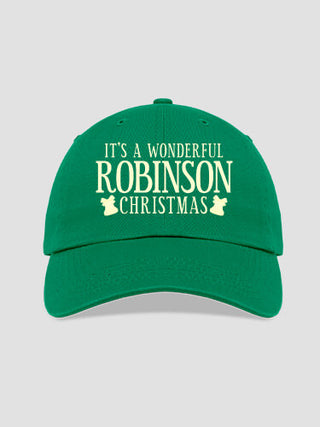 It's A Wonderful Christmas : Embroidered Baseball Hats