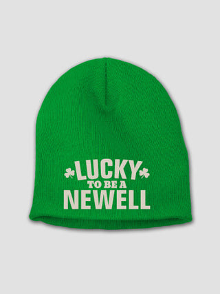 Lucky To Be : Embroidered Beanies