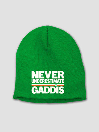 Never Underestimate Irish : Embroidered Beanies