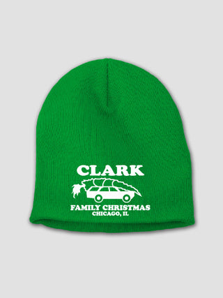 Retro Family Christmas : Embroidered Beanies
