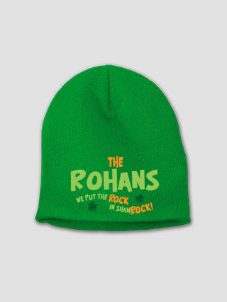 ShamROCK : Embroidered Beanies
