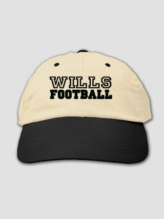 Football : Embroidered Baseball Hats