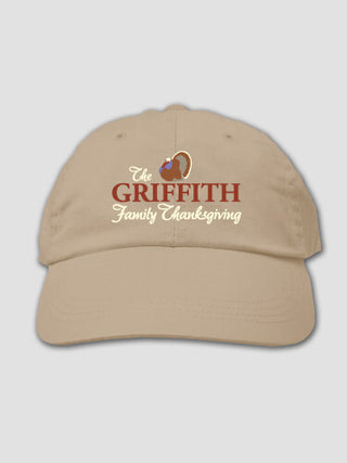 Family Thanksgiving : Embroidered Baseball Hats