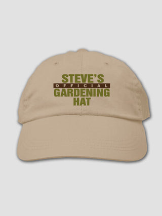 Official Gardening : Embroidered Baseball Hats