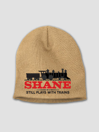 Still Plays With Trains : Embroidered Beanies