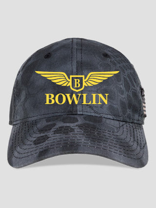 Aviation Monogram : Embroidered Kryptek Tactical Camo Hats