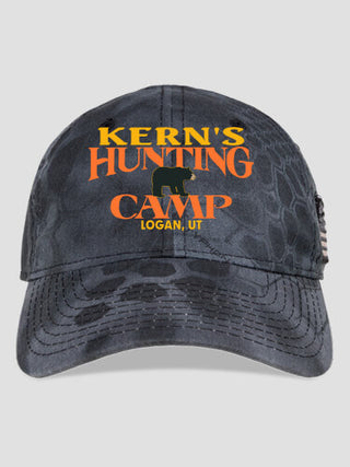 Bear Hunting Camp : Embroidered Kryptek Tactical Camo Hats