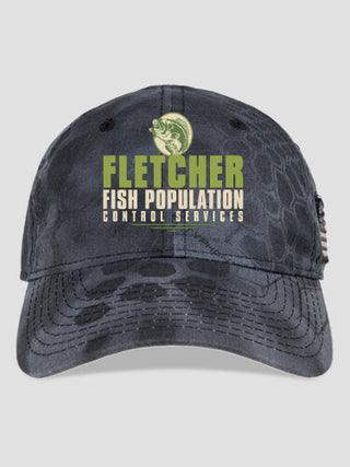 Fish Services : Embroidered Kryptek Tactical Camo Hats