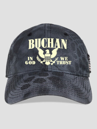 In God We Trust : Embroidered Kryptek Tactical Camo Hats