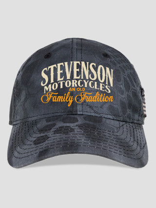 Motorcycle Family Tradition : Embroidered Kryptek Tactical Camo Hats