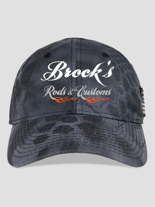 Rods and Customs : Embroidered Kryptek Tactical Camo Hats