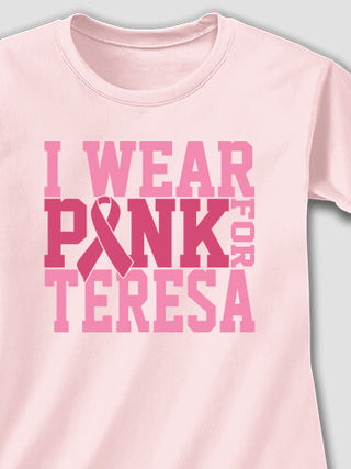 I Wear Pink : Printed T-Shirts