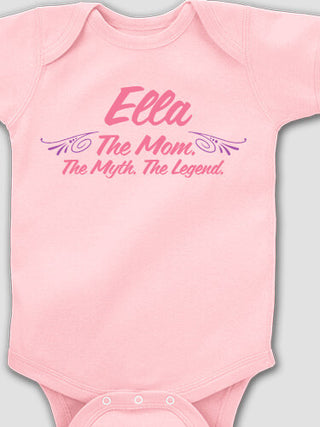Mom Myth Legend : Printed Baby Bodysuits