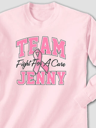 Team Pink : Printed Long Sleeves