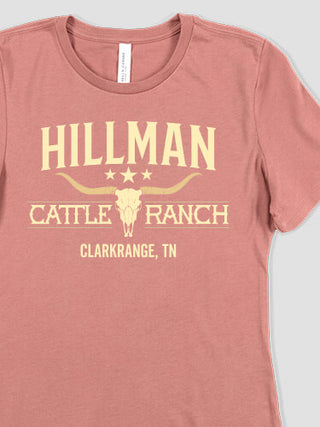 Cattle Ranch : Premium Ladies T-Shirts