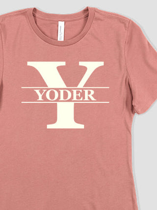 Family Monogram : Premium Ladies T-Shirts