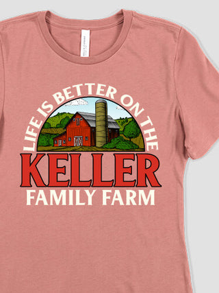 Life Is Better Farm : Premium Ladies T-Shirts