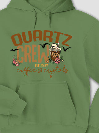 Coffee And Crystals : Printed Hoodies