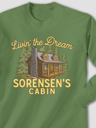 Livin' The Dream Cabin : Printed Long Sleeves