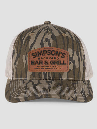 Backyard Bar and Grill : Structured Trucker Hats with Patch