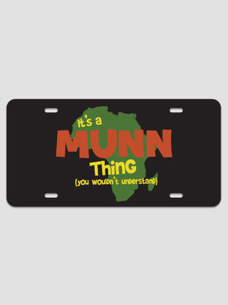 African American Thing : License Plates