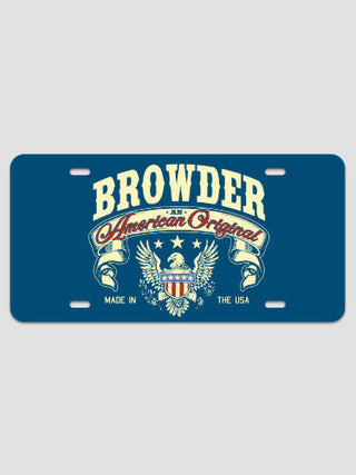 American Original : License Plates