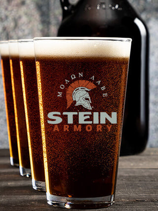 Armory : Growler Pint Glass Gift Sets - Color Printed