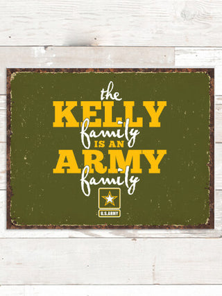 Army Family : Tin Signs
