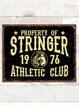 Athletic Club : Tin Signs