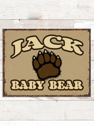 Baby Bear : Tin Signs