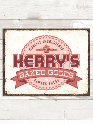 Baked Goods : Tin Signs