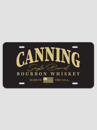 Bourbon Whiskey : License Plates