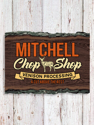 Chop Shop : Faux Sliced Log Plaque
