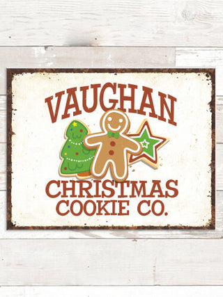 Christmas Cookie Company : Tin Signs