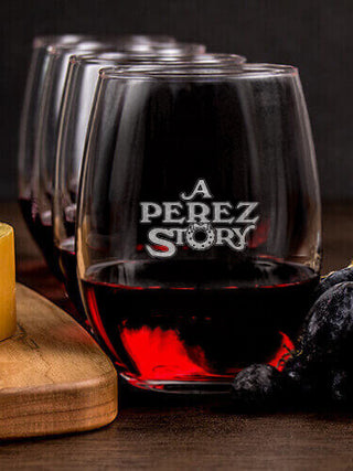 Christmas Story : Cheese Board Wine Glass Gift Sets - Engraved