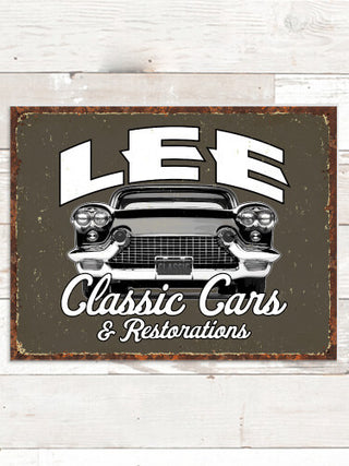 Classic Cars : Tin Signs