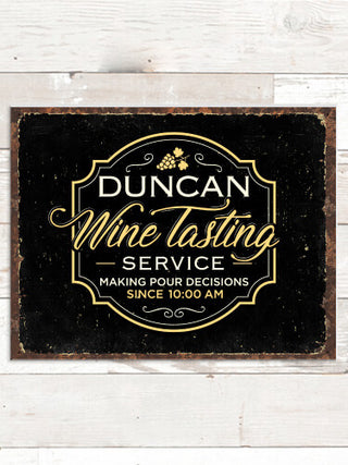 Classic Wine Tasting Services : Tin Signs
