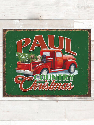 Country Christmas : Tin Signs